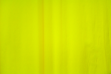 Corrugated yellow paper texture. Yellow abstract backgroundの写真素材