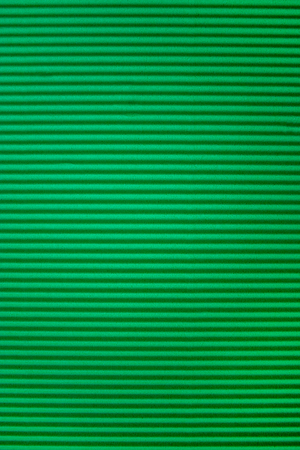 Green corrugated paper texture. Abstract green backgroundの写真素材