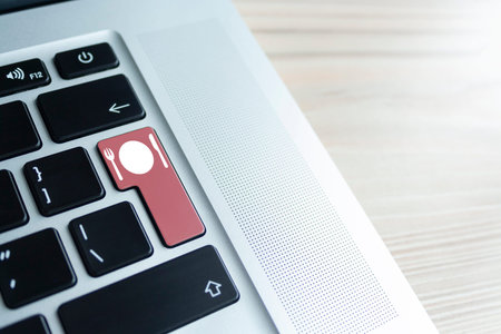 Online food delivery with plate during coronavirus