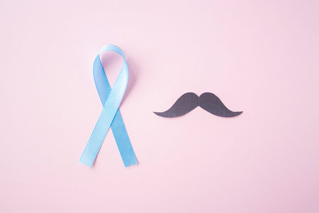 Prostate Cancer Awareness, light Blue Ribbon