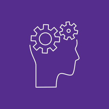 Psychotherapy and psychology line icon set. Simple