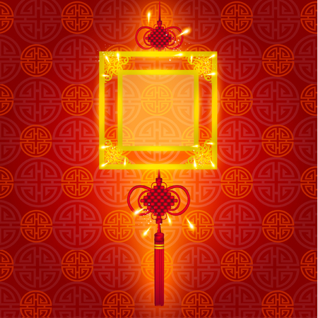 Oriental Chinese New Year Element Vector Designのイラスト素材