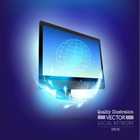 Creative Social Network Computing のイラスト素材