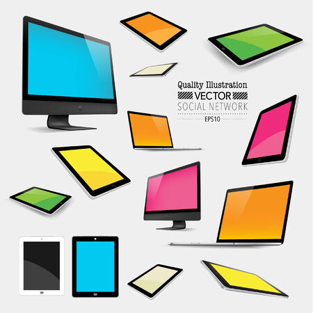 Creative Social Network Computing のイラスト素材