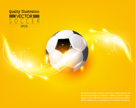 Creative Soccer Football Sport Vector Illustration Designのイラスト素材