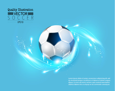 Creative Soccer Football Sport Vector Illustration Designのイラスト素材