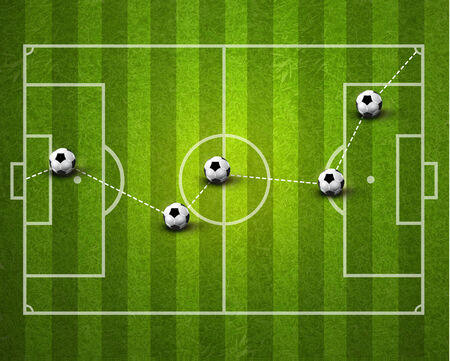 Creative Soccer Football Sport Vector Illustration Designのイラスト素材