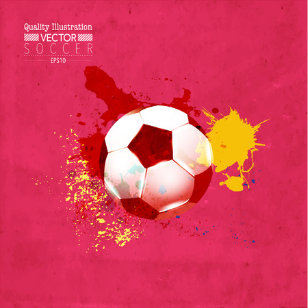Creative Soccer Football Vector Graphic Design Illustrationのイラスト素材