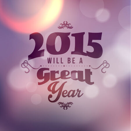 Happy New Year Greetings Quote Vector Designのイラスト素材