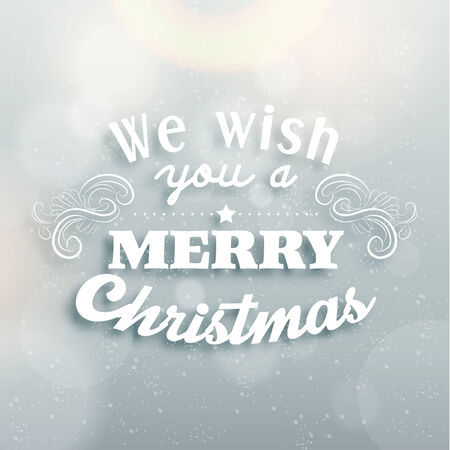 Merry Christmas Season Greetings Quote Vector Designのイラスト素材