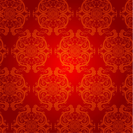 Abstract Chinese New Year Background Vector Designのイラスト素材