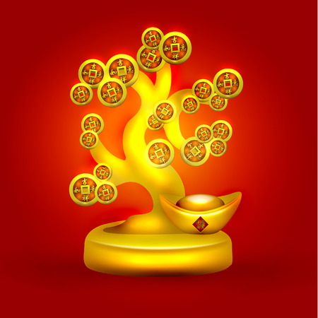 Oriental Chinese New Year Element Vector Designのイラスト素材