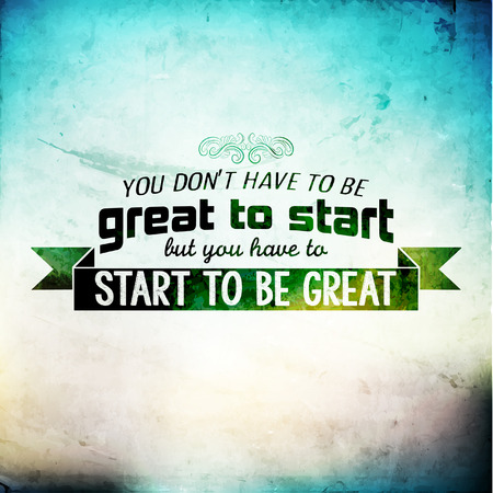 Inspirational and encouraging quote typography designのイラスト素材