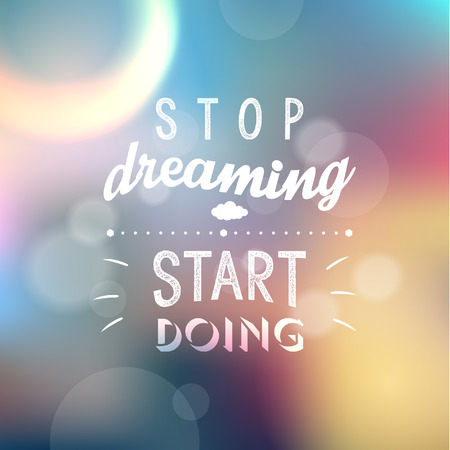 Inspirational and encouraging quote typography vector designのイラスト素材