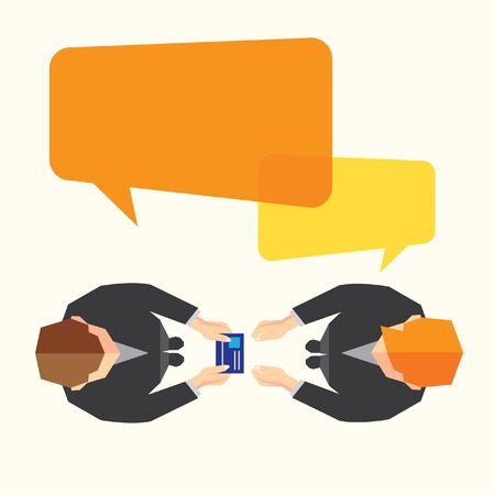 Creative Business and Office Social Network Conceptual Vector Designのイラスト素材