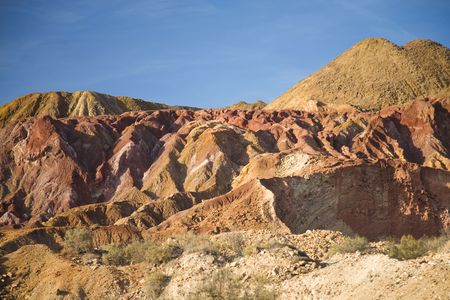 old mineral mine at mazarron murcia spainの写真素材