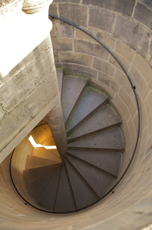 public castle of olite village in navarra spainの写真素材