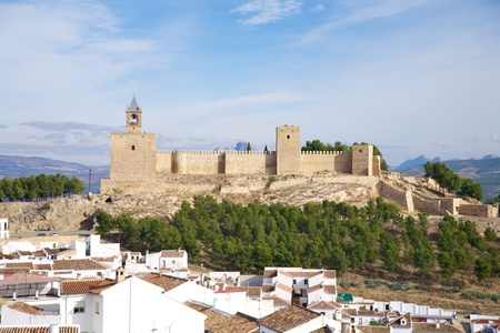 Antequera city at Andalucia in Spainの写真素材