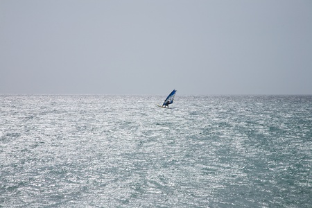 Lances beach of Tarifa at Cadiz Andalusia in Spainの写真素材