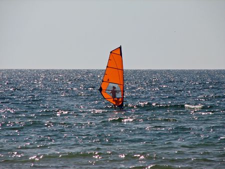 Windsurfingの写真素材