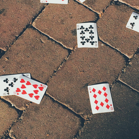 The cards are drawn