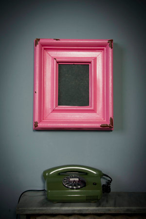 pink frameの写真素材