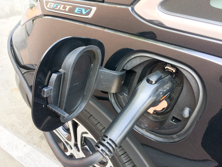 Electric vehicle charging Bolt EV electric car