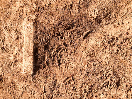 Brown dirt earth design background with tan soft textture