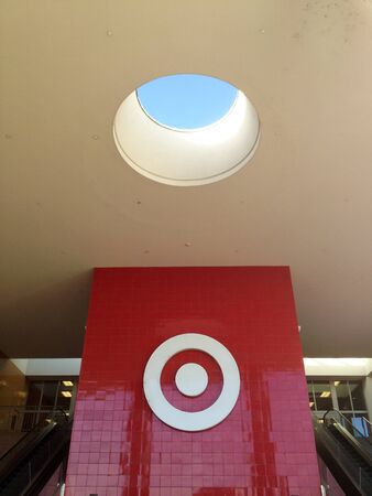 Modern architecture retail store shopping mall elevator entranceの写真素材