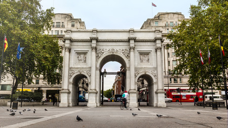 Marble Arch monument in London, UKのeditorial素材