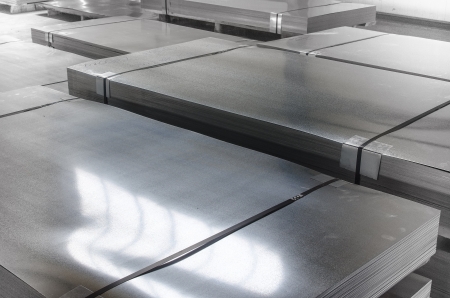 sheet tin metal in production hall sheet tin metal in production hall