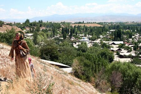  Uzgen, Kyrgyzstanのeditorial素材