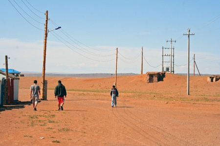 Small City in Mongoliaのeditorial素材