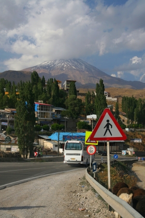 Mount Damavand (the highest peak in Iran)のeditorial素材