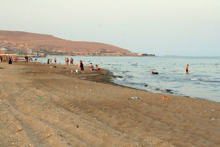 Caspian Sea, Azerbaijanのeditorial素材