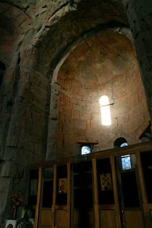 Orthodox cathedral church in Caucasus area, Georgia