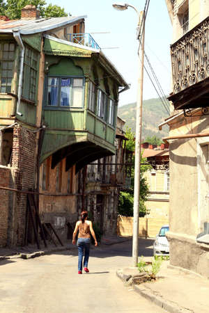 Old Tbilisi, Republic of Georgia のeditorial素材