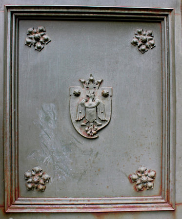 Jagiellonian university - architecture detail のeditorial素材