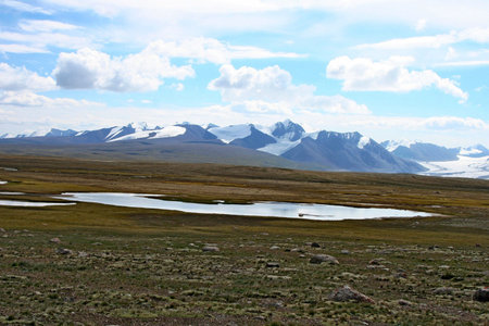 Tien-Shan Syrts, Kyrgyzstanの写真素材
