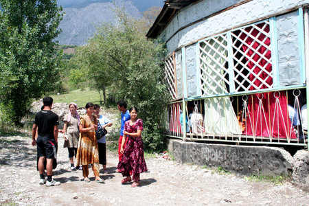 Disco in Arslanbob, Kyrgyzstanのeditorial素材