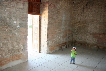 Kharakhanid Mausoleum in Uzgen, Kyrgyzstanのeditorial素材