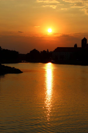 Sunset - Wroclaw, Polandの写真素材