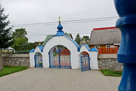 Orthodox church in Narew, Podlasie, Polandの写真素材