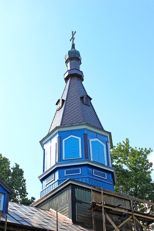 Orthodox church in Puchly, Podlasie, Polandの写真素材