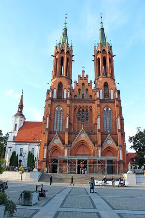 Basilica in Bialystok, Polandのeditorial素材
