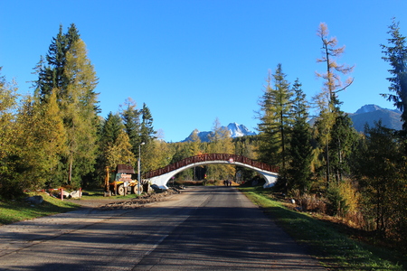Mengusovska valley in High Tatras, Slovakiaのeditorial素材