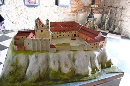 Benedictine monastery in Tyniec near Cracow, Polandのeditorial素材