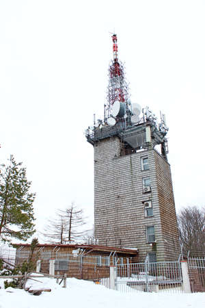 Lubon Peak - Beskid Wyspowy, Polandのeditorial素材