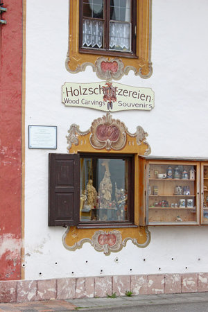 Mittenwald in Bavaria Germanyのeditorial素材