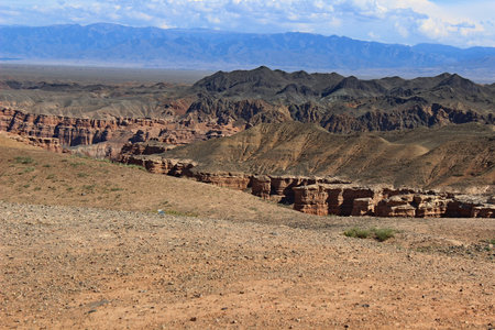 Charyn canyon in the Kazakhstan